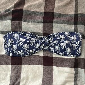 Lilly Pulitzer Blue and White Floral Hair Bow